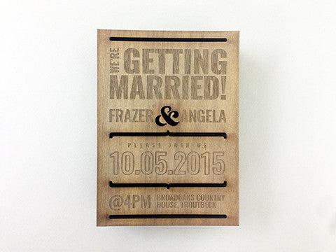 FA Studios Laser Gallery - Wedding Box