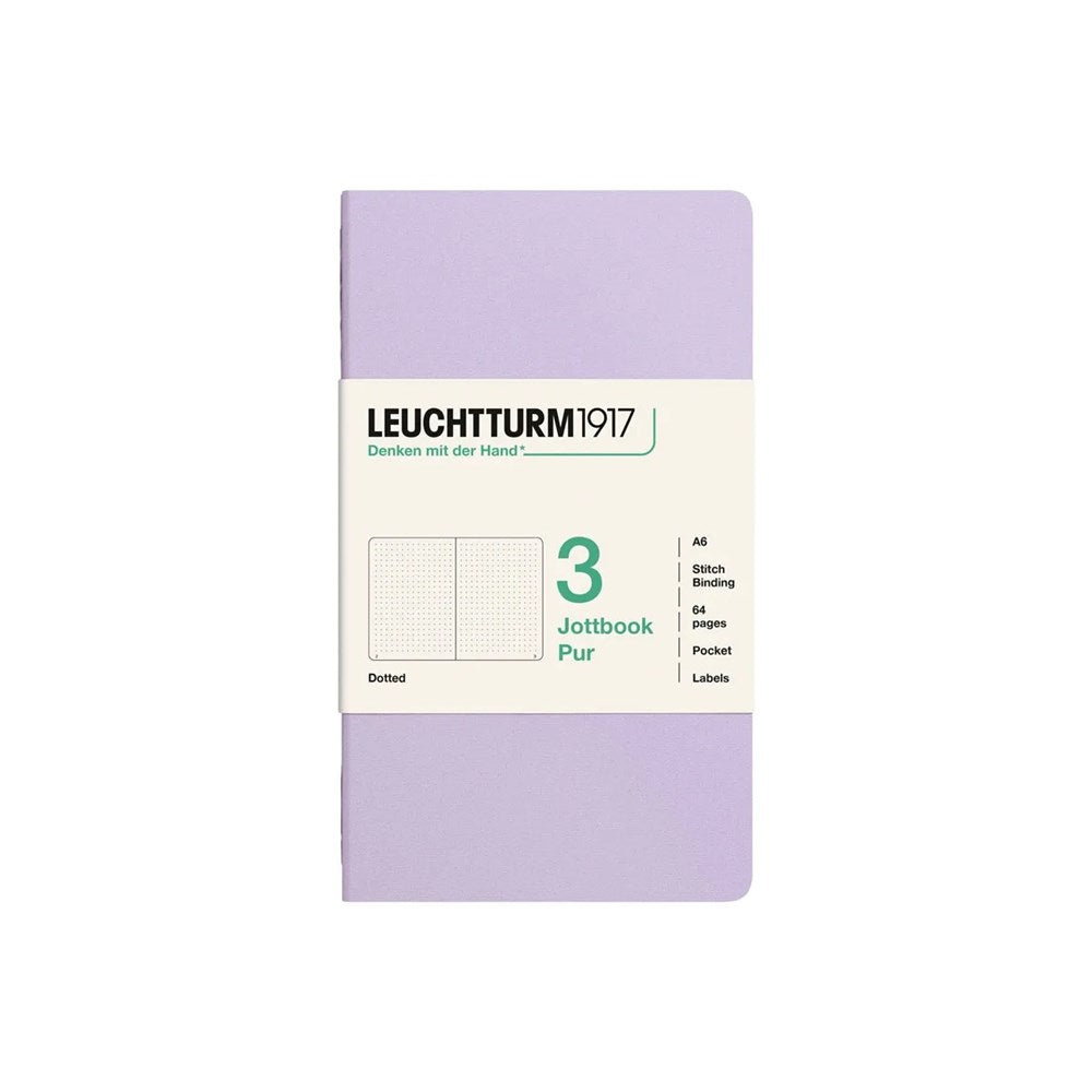 LEUCHTTURM1917 Jottbook Pur A6 - Pack of 3