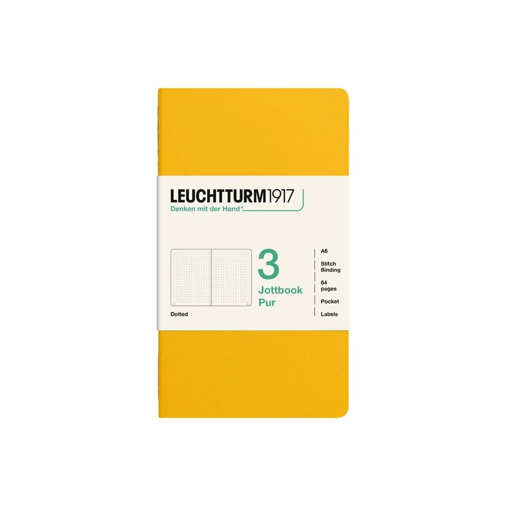 LEUCHTTURM1917 Jottbook Pur A6 - Pack of 3