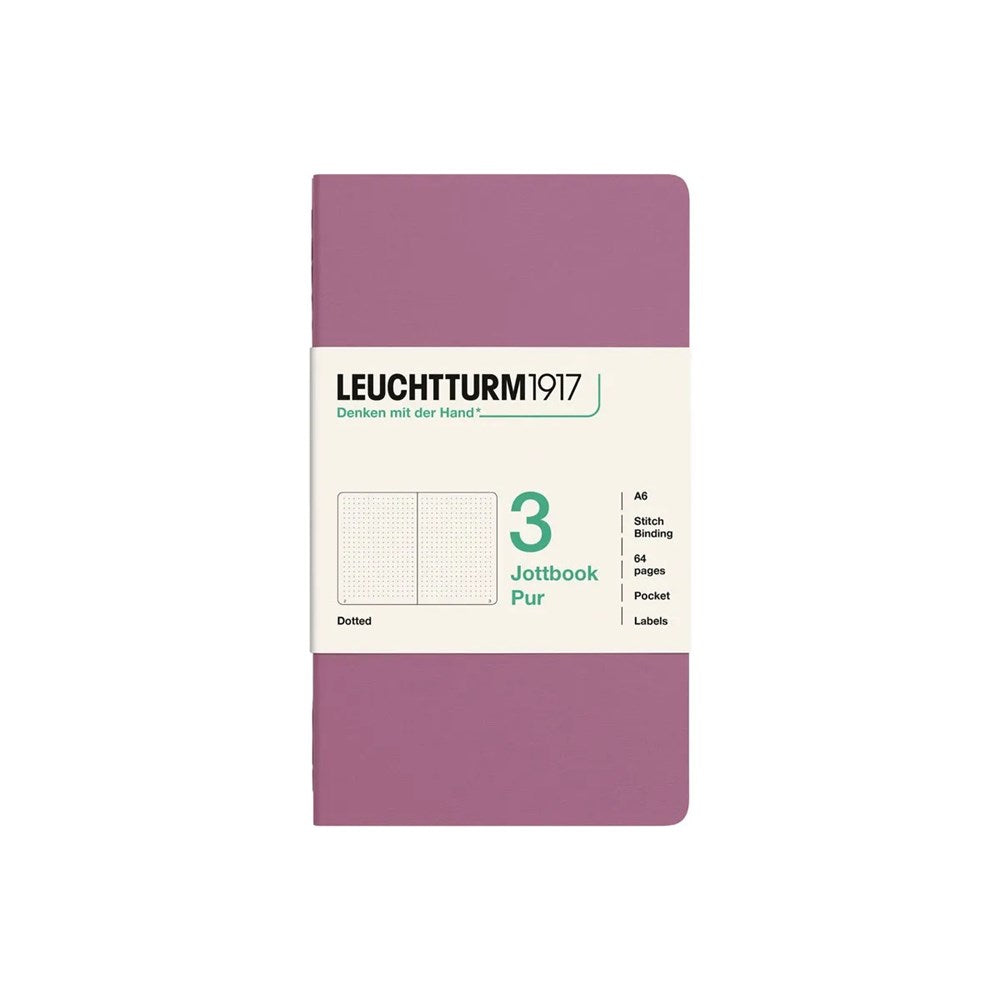 LEUCHTTURM1917 Jottbook Pur A6 - Pack of 3