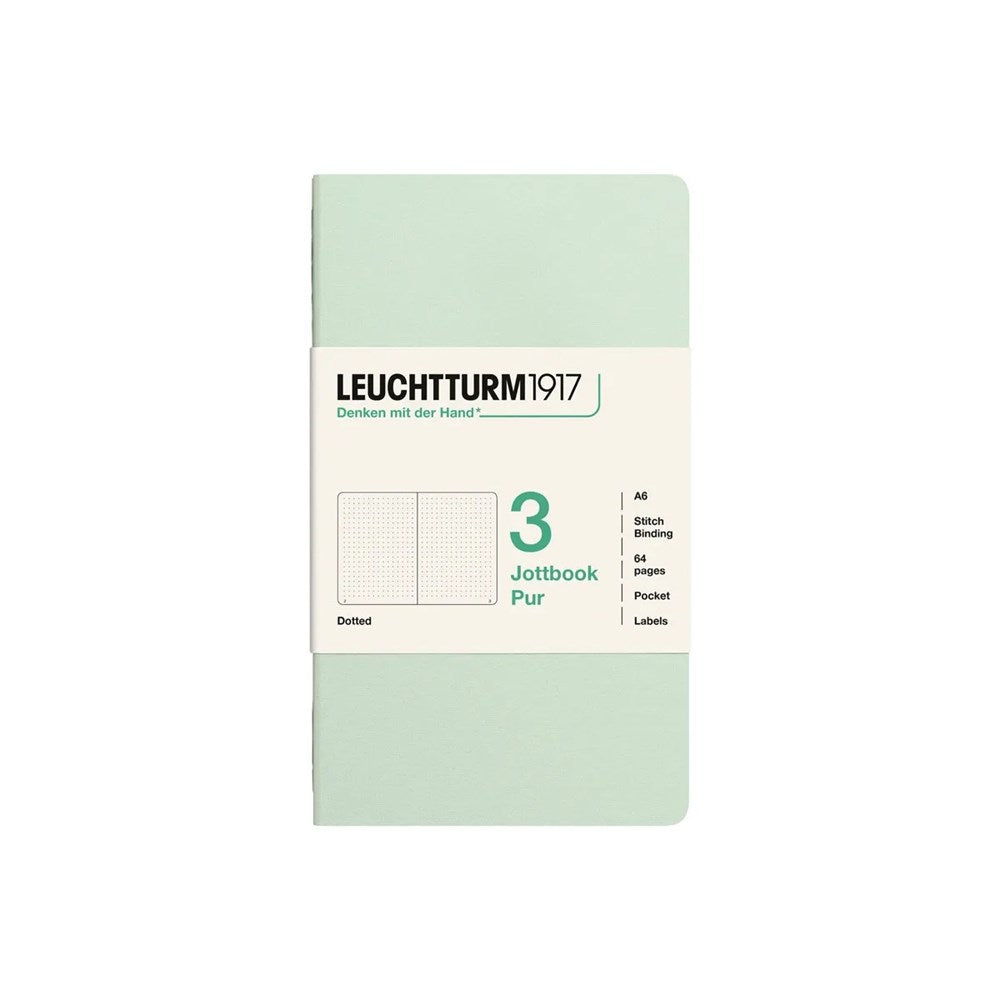 LEUCHTTURM1917 Jottbook Pur A6 - Pack of 3