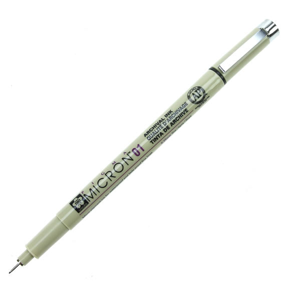 Pigma Micron Pens - Waterproof Ink - 01